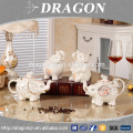 Famous brand elegant beautiful ceramic animal shaped tea pot
